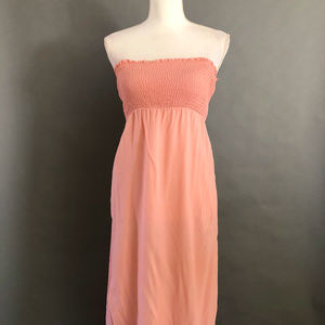 Tommy Bahama Pink Tropical Strapless Dress